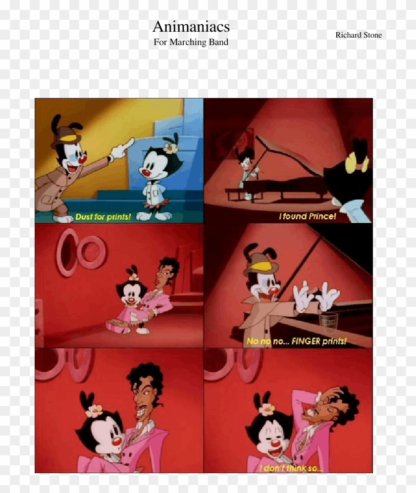 Animaniacs Sheet Music For Flute, Clarinet, Piccolo, - No Matter How Many Times You Watch Clipart