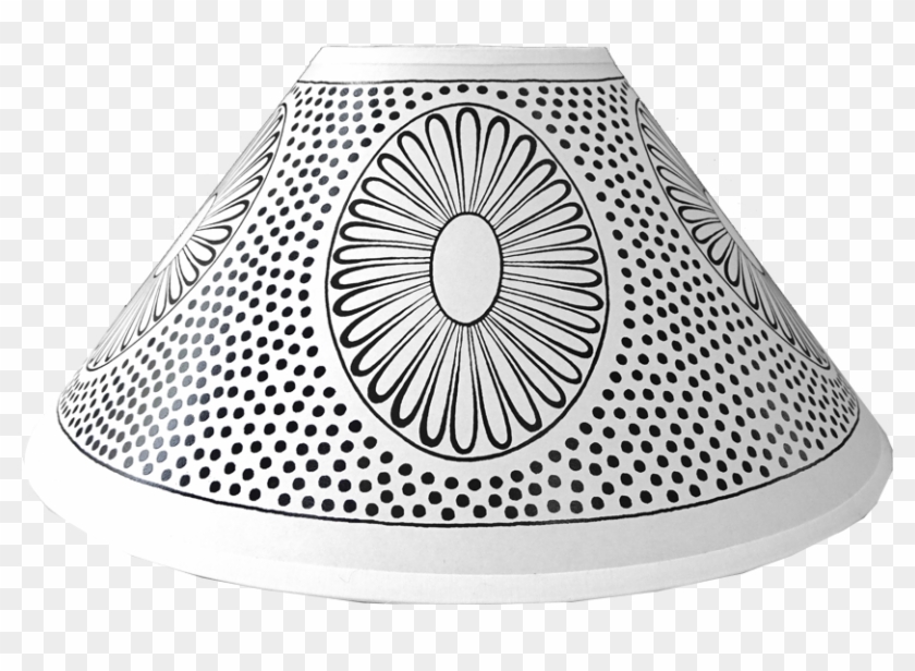 Lampshade14inch - Daisy Bw - Midterm Election Results Clipart #4766918