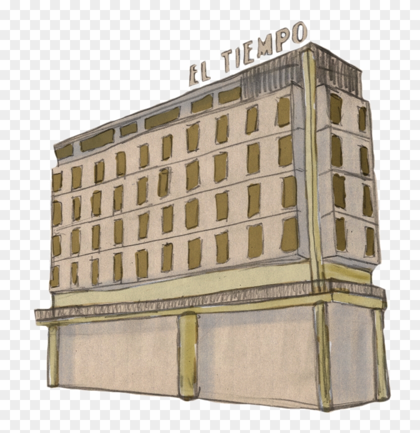 El Tiempo - Tower Block Clipart #4766965