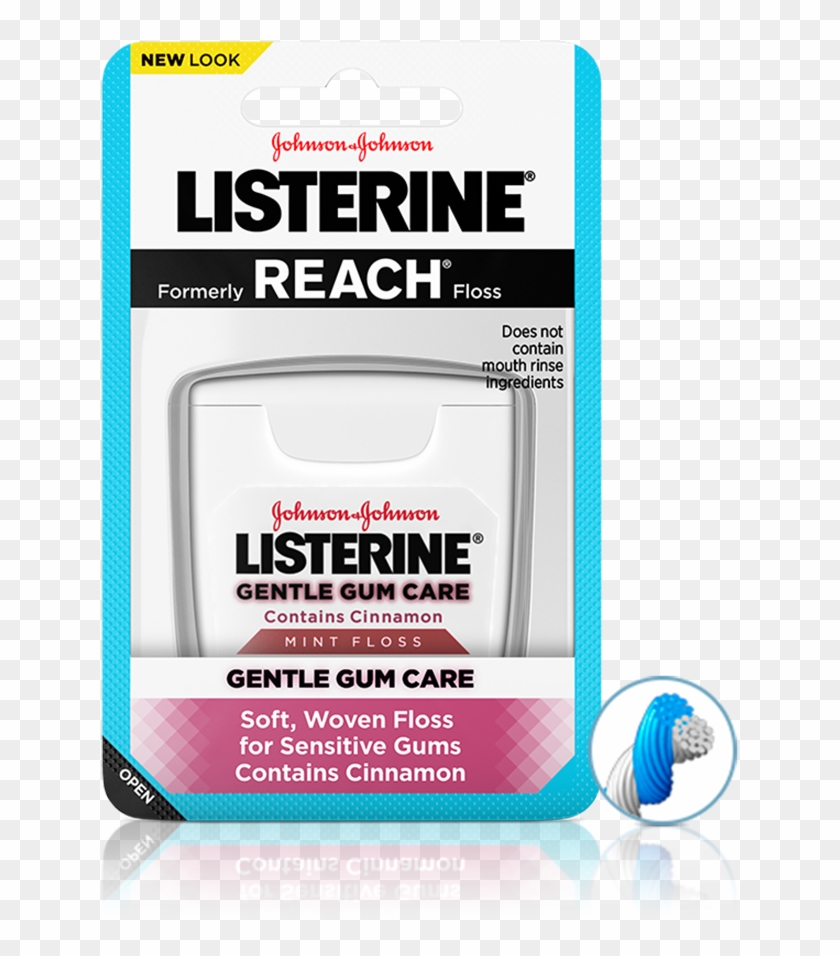 Gentle Gum Care Floss - Listerine Clipart #4767005
