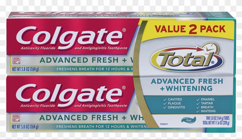 Colgate Total Advanced Fresh Whitening Toothpaste Value Clipart