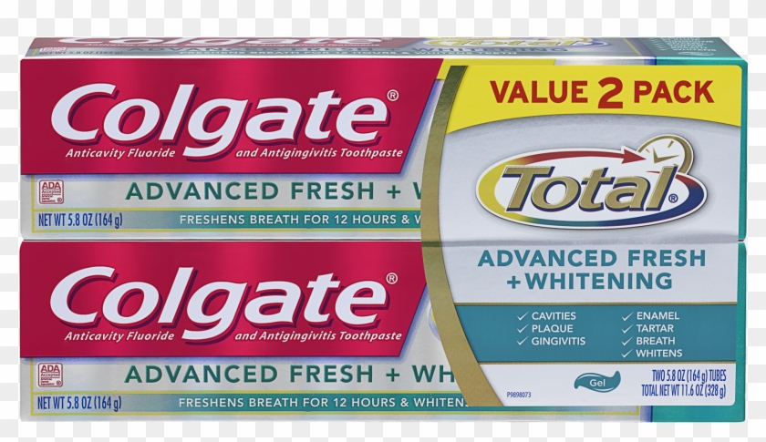 Colgate Total Advanced Fresh Whitening Toothpaste Value Clipart #4767146