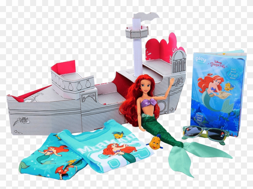Princess Ariel Box Content - Cartoon Clipart