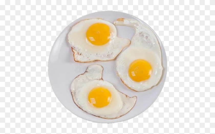 #eggs #egg #sunnysideup #breakfast #lunch #brunch #morning - Tres Ovos Fritos Clipart