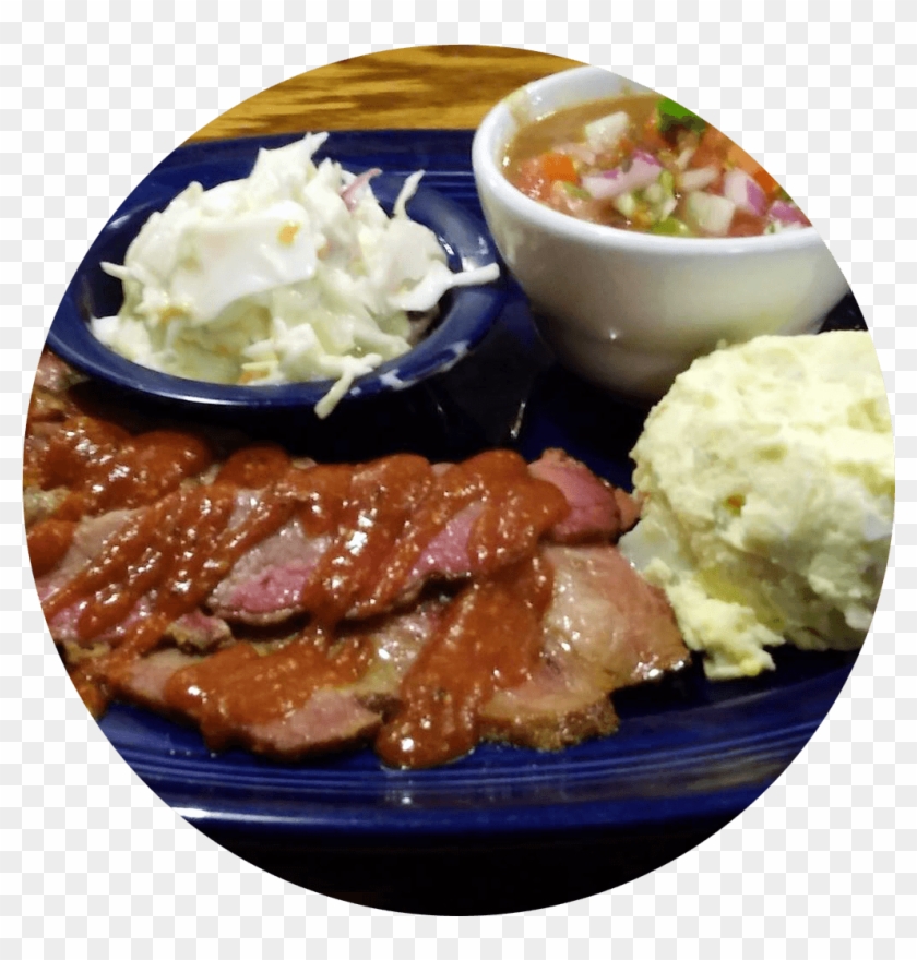 Bar B Que Brisket Plate - Mashed Potato Clipart