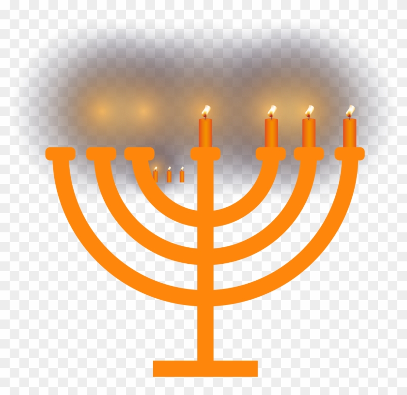 Menorah Candle Clip Art Twisted Candlelight Transprent - Happy Hanukkah 2018 Fun - Png Download