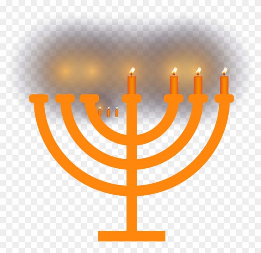 Menorah Candle Clip Art Twisted Candlelight Transprent - Happy Hanukkah 2018 Fun - Png Download #4768042