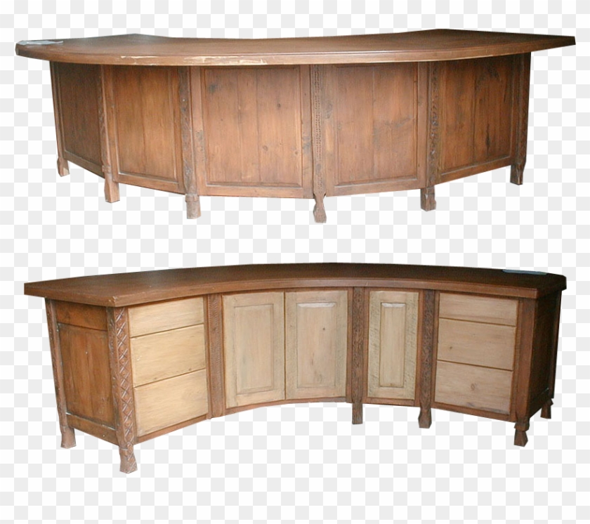 Front And Back Detail Of Curved Island Cabinets - Kitchen Island Png Clipart #4768286