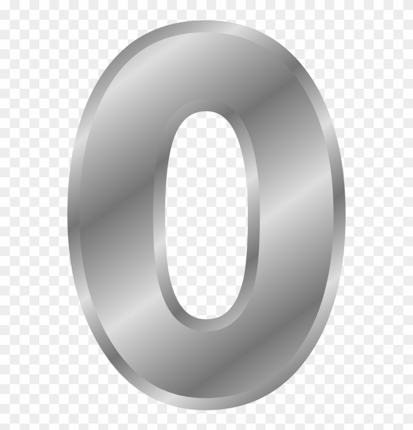 Get Notified Of Exclusive Freebies - Silver Number 0 Clipart - Png Download