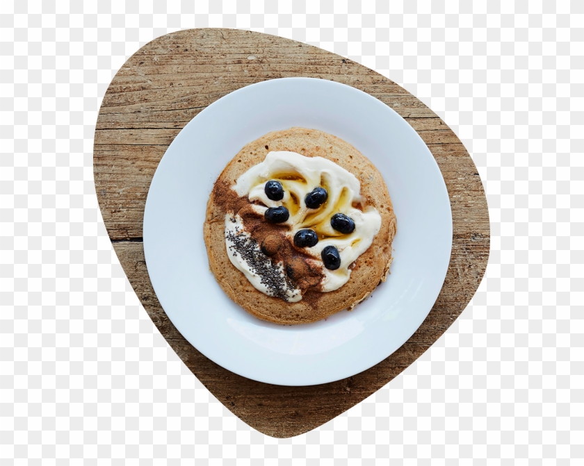 Gluten-free Blueberry Pancakes, 0% Fat Protein Yoghurt - Chocolate Chip Clipart