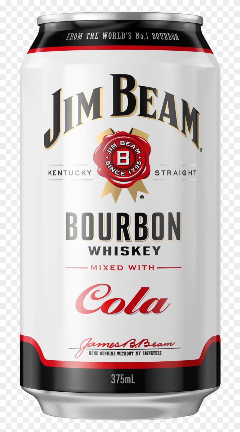 Jim Beam White Label Bourbon & Cola Cans 375ml - Jim Beam Clipart