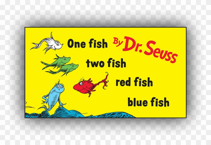 One Fish, Two Fish - One Fish Two Fish Dr Seuss Clipart #4768984