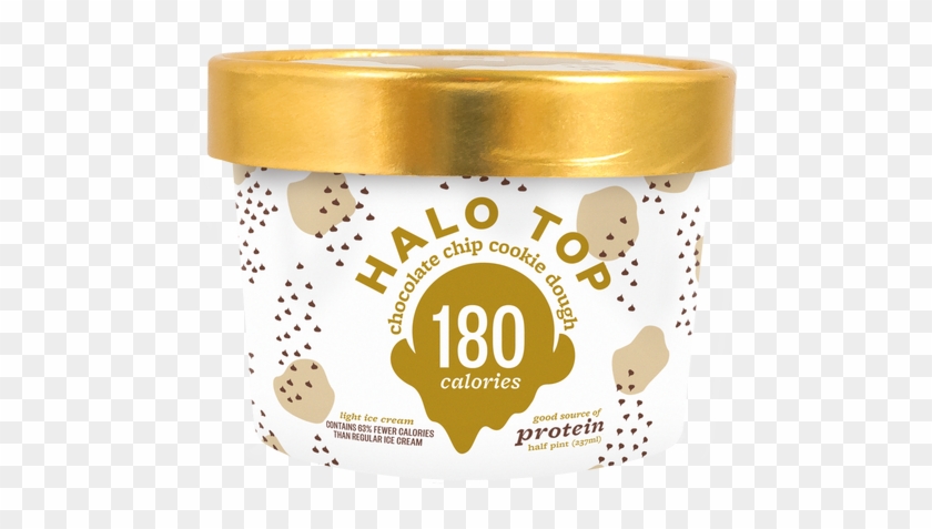Halotop - Halo Top Chocolate Chip Cookie Dough Clipart #4769004