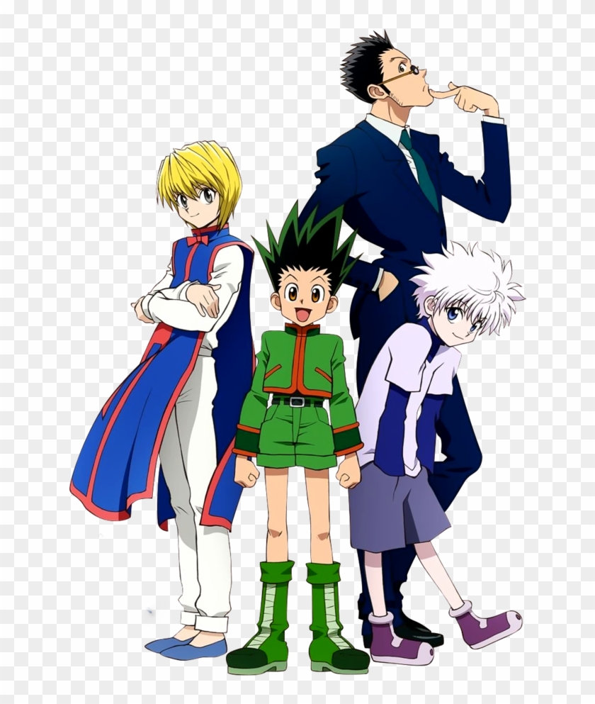 #gon #killua #kurapika #leorio #hxh #hunterxhunter - Hunter X Hunter 4 Protagonist Clipart