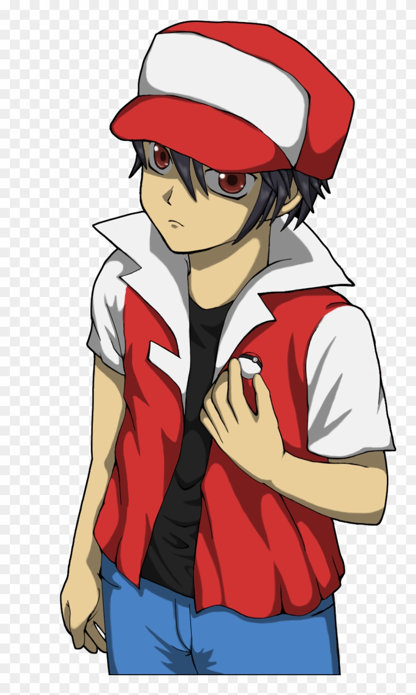 Pokemon Trainer Red Png Vector Royalty Free Download - Pokemon Red Trainer Png Clipart