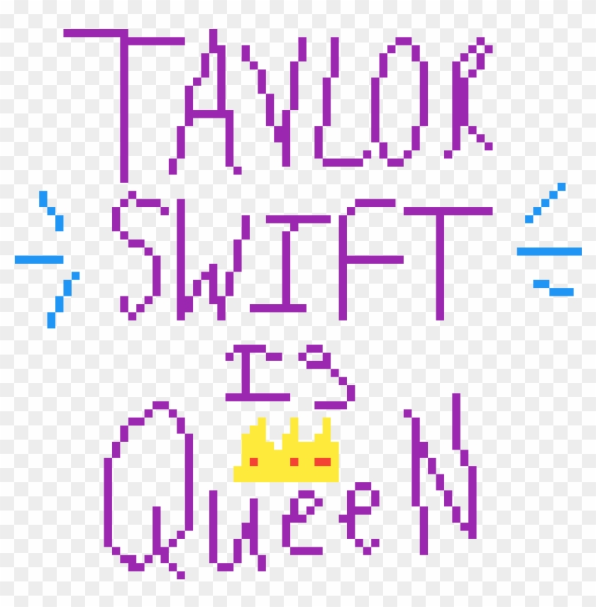 Taylor Swift Is Queen - Lilac Clipart
