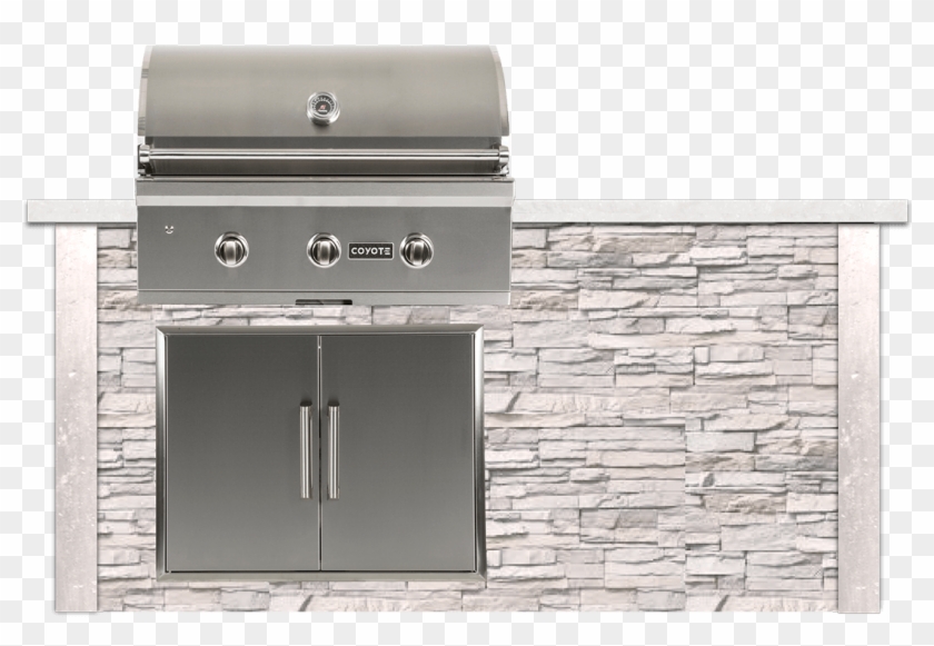 6′ Island - Barbecue Grill Clipart