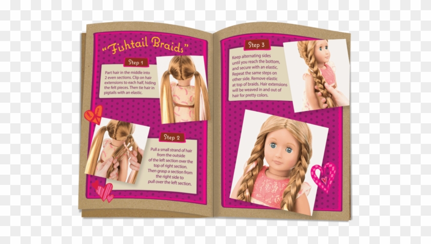 Bd31073 Portia Hairplay Doll Style Guide - Our Generation Clipart