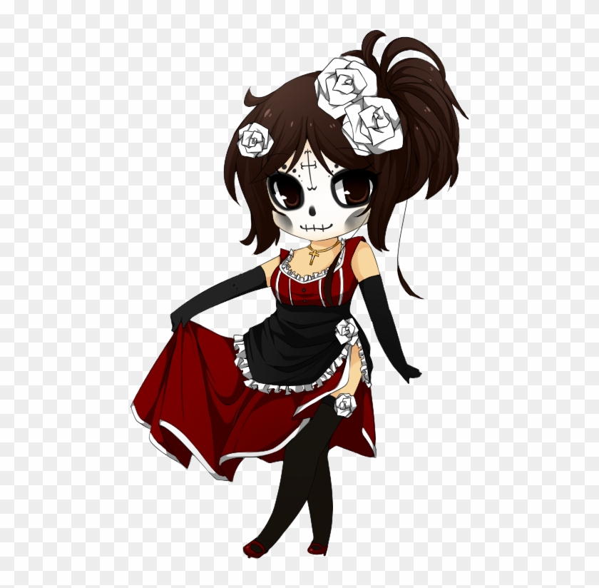 Day Of The Dead Chibi Clipart