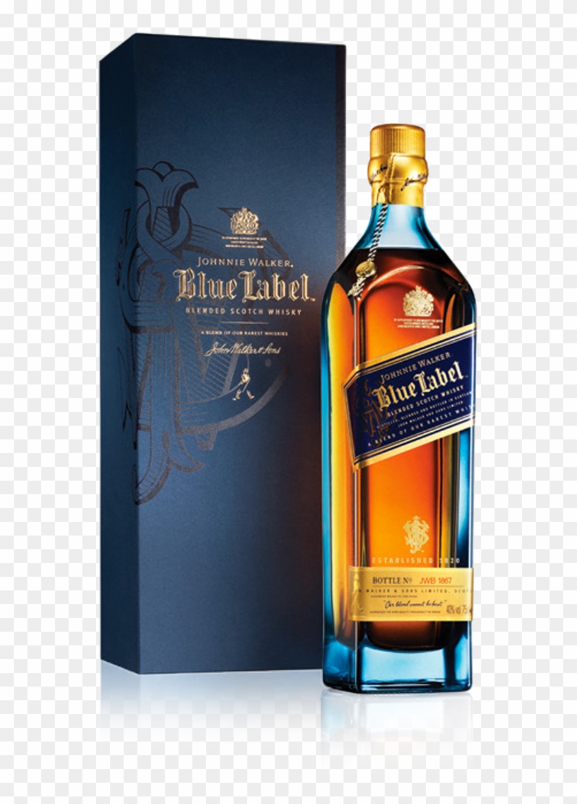 Whisky Blue Lable - Johnnie Walker Blue Label New Bottle Clipart
