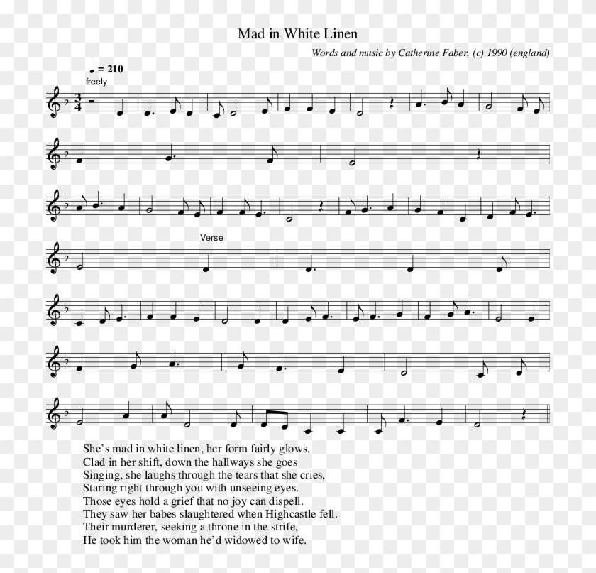 Listen To Mad In White Linen - Rycerze Floriana Clipart #4770653