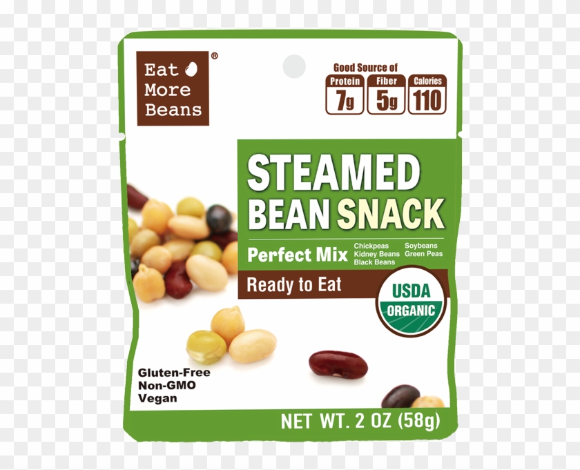 [ Steamed Bean Snack ] - Organic Certification Clipart