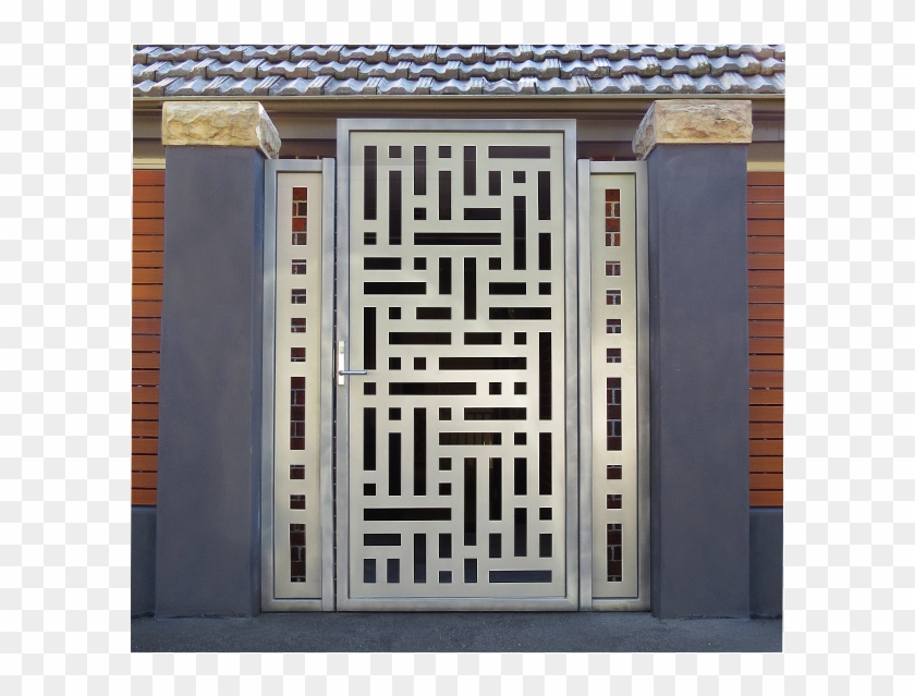 Urban Design Systems - Steel Gates Laser Cut Clipart