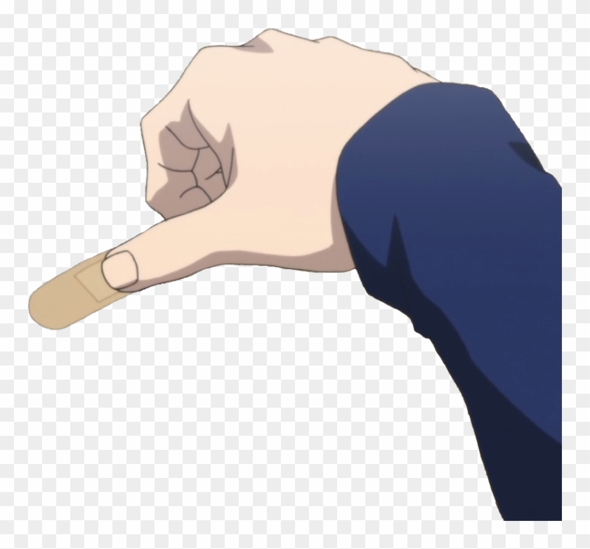 #arm #hand #bandaid #art #anime - Пластырь В Пнг Clipart #4771082