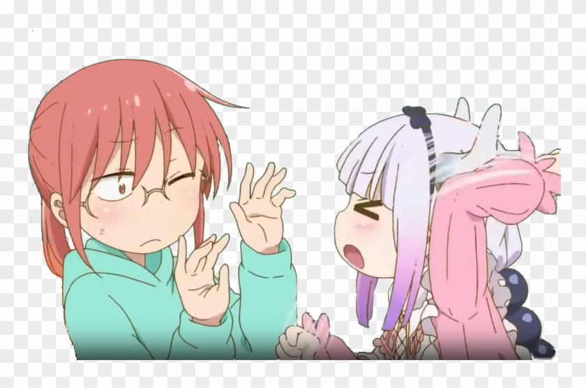 Animegive - Kanna Maid Dragon Punch Gif Clipart #4771224