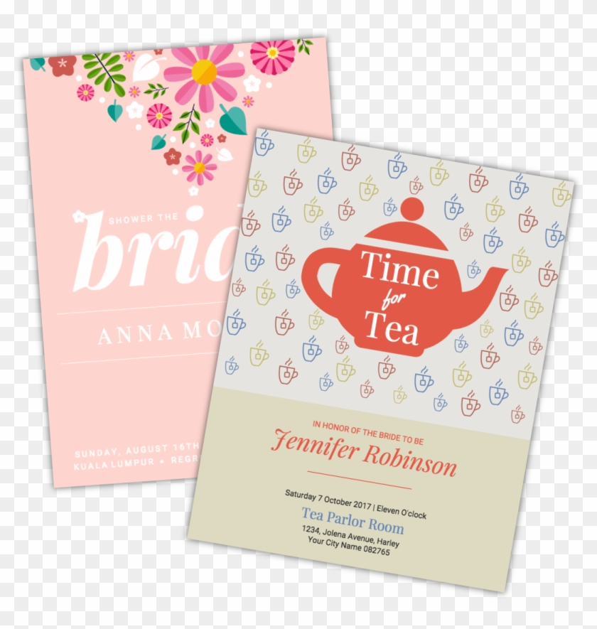 Customize Your Bridal Shower Invitation With These - Paper Clipart