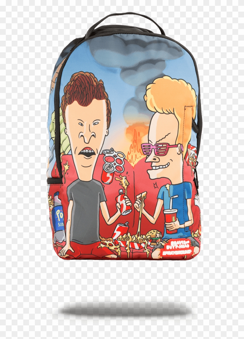 Sprayground "beavis And Butthead Couch" Backpack , - Beavis And Butthead Sprayground Backpack Clipart