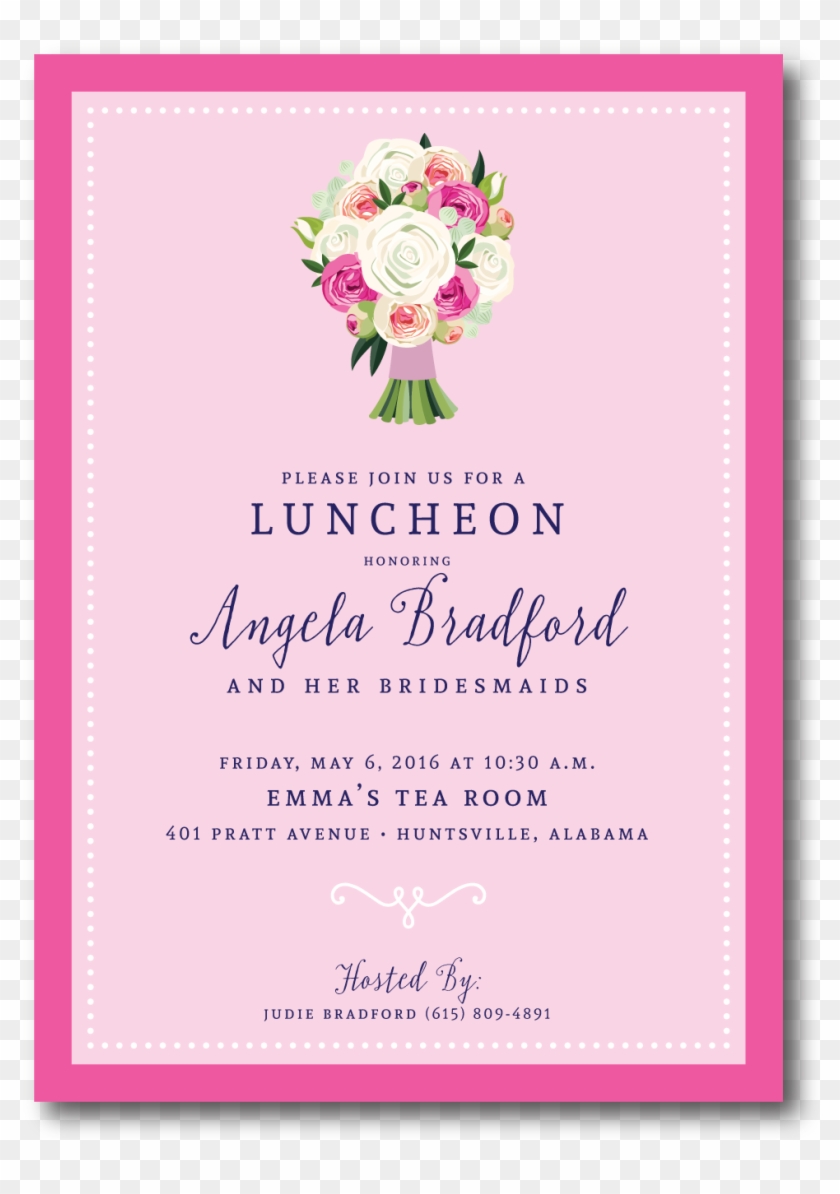 Bridal Shower - Garden Roses Clipart #4772169