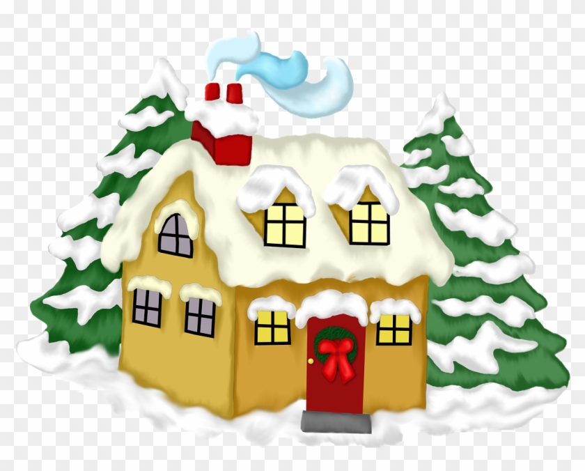 Winter Christmas House Png Clipart