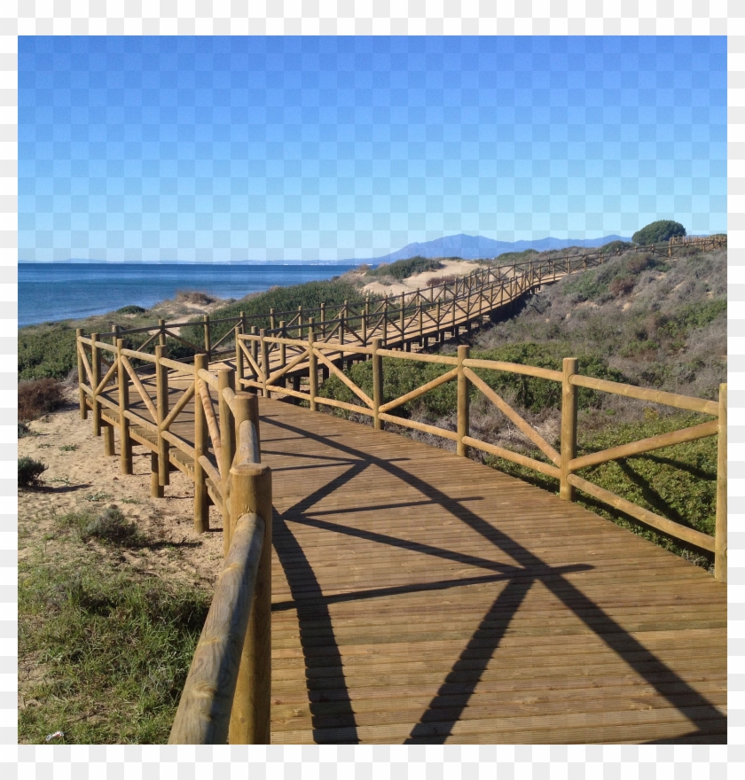 The New Boardwalk In Cabopino, - Sea Clipart #4772311