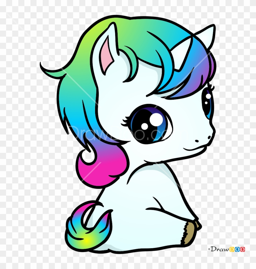 Black And White Drawings Unicorns Clipart #4772420