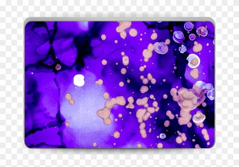 Purple Color Splash Skin Laptop - Iphone Xr Clipart #4772449