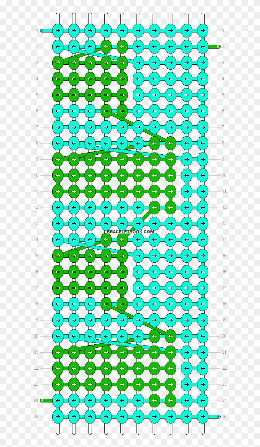 Alpha Pattern - Lilo And Stitch Friendship Bracelet Pattern Clipart #4772455