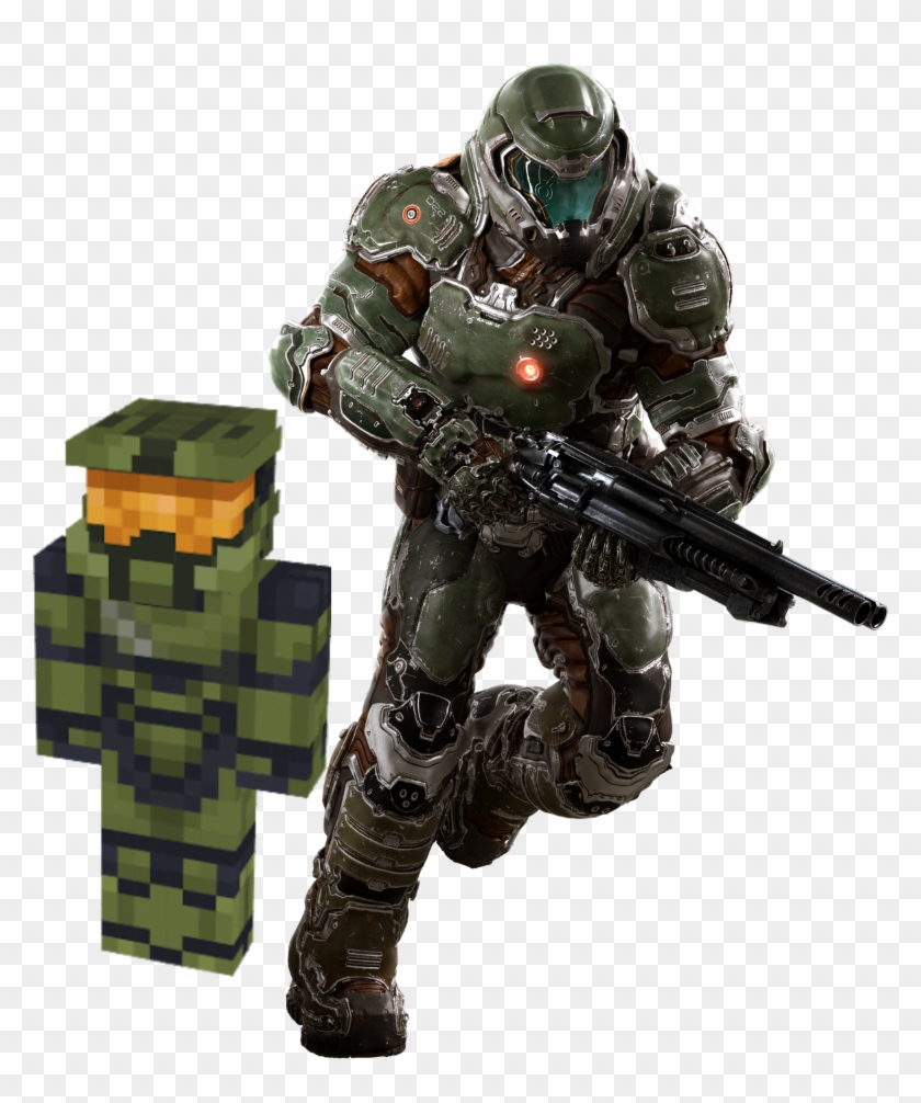 Don't Worry Master Chief Fans, If The 5chan Leak Ends - Doom Doomguy Clipart