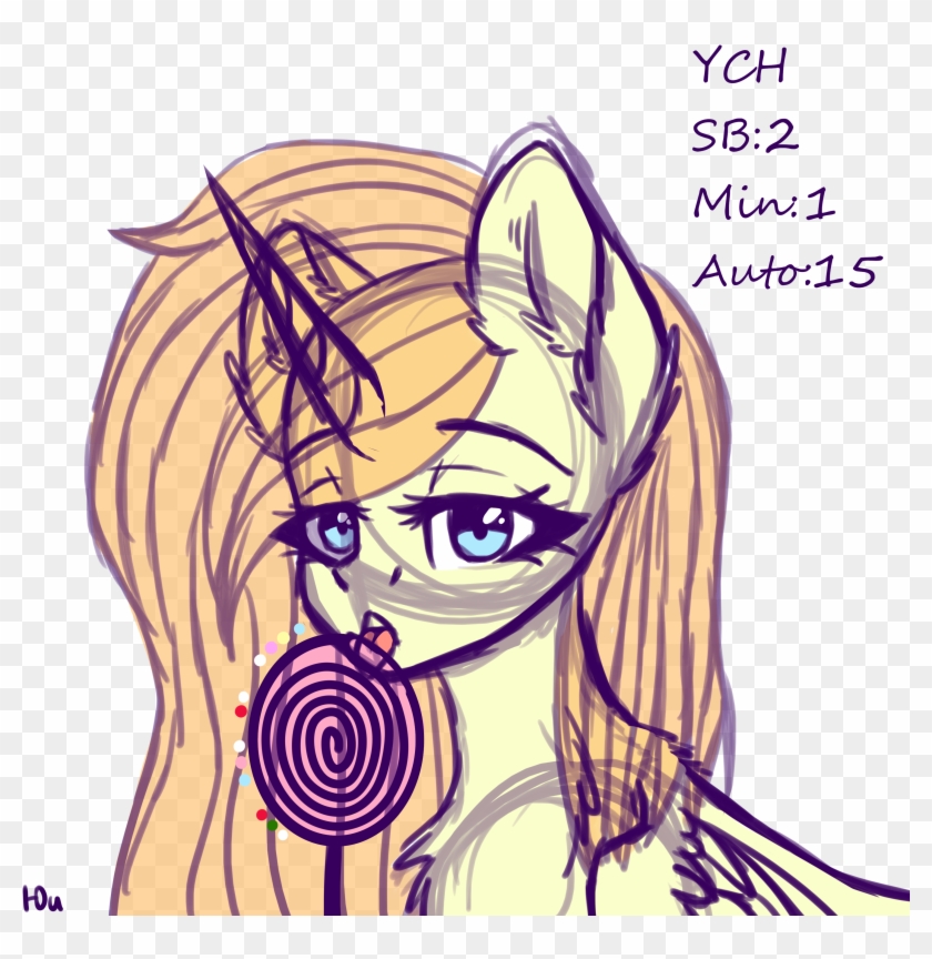 Ych Unicorn Pony - Cartoon Clipart #4772740