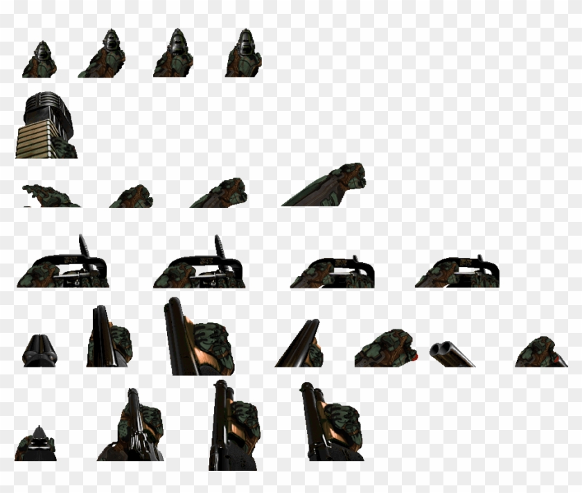 Doom 4 Tri-shot Shotgun Sprites - Doom Sleeve Sprite Clipart #4772907