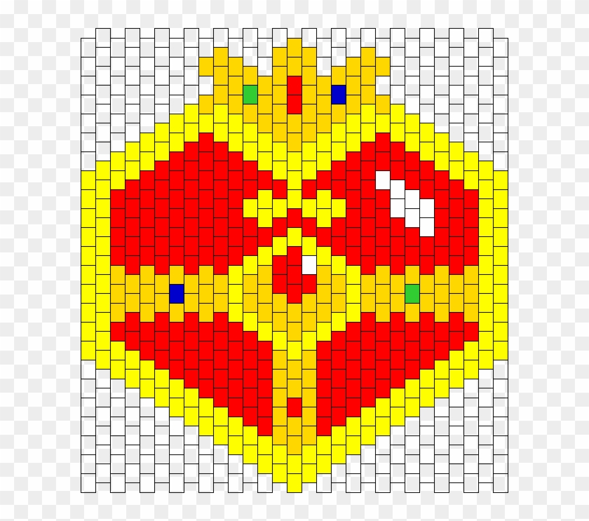 Sailor Moon Brooch Bead Pattern - Alton Towers Clipart