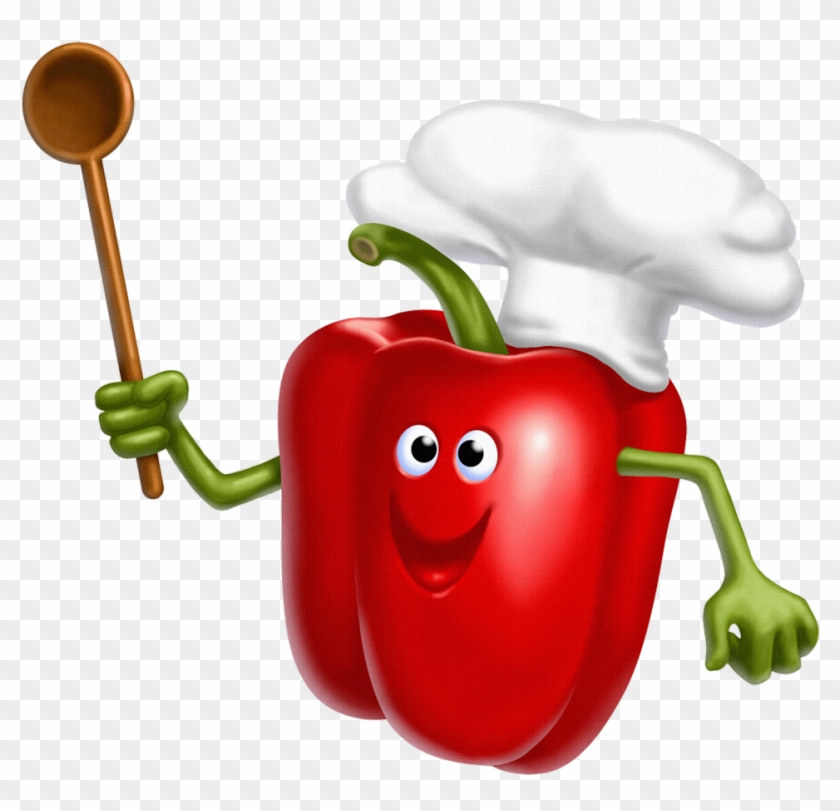 Clip Art, Bell Pepper, Album, Kid Crafts, Fruit Legume, - Cartoon Bell Pepper Clip Art - Png Download #4773302