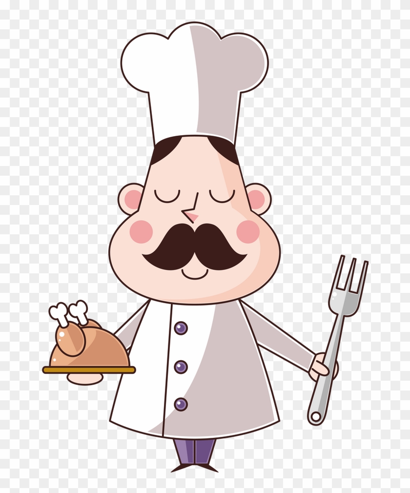 Free Download Clipart Cartoon Chef - Cozinheiro Png Transparent Png #4773509