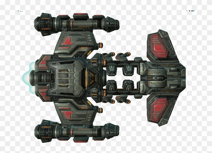 Over This Weekend I'll Be Posting All I've Got, But - Starcraft 2 Battlecruiser Png Clipart