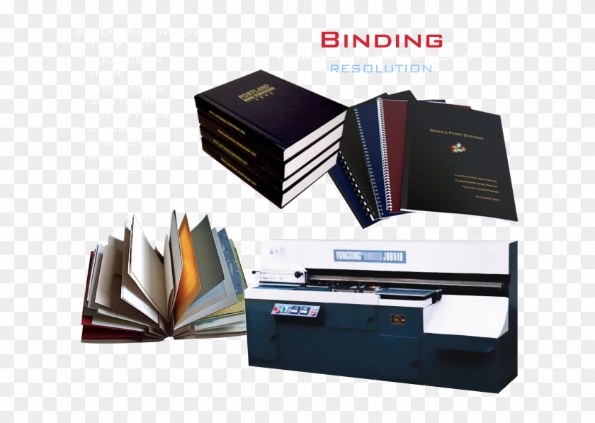 Binding Services In Pasadena - Perfect Binding Machine Clipart