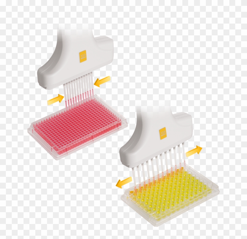 Pipette Drawing 10 Ml - Multichannel Pipette Adjustable Spacing Used Clipart #4773840