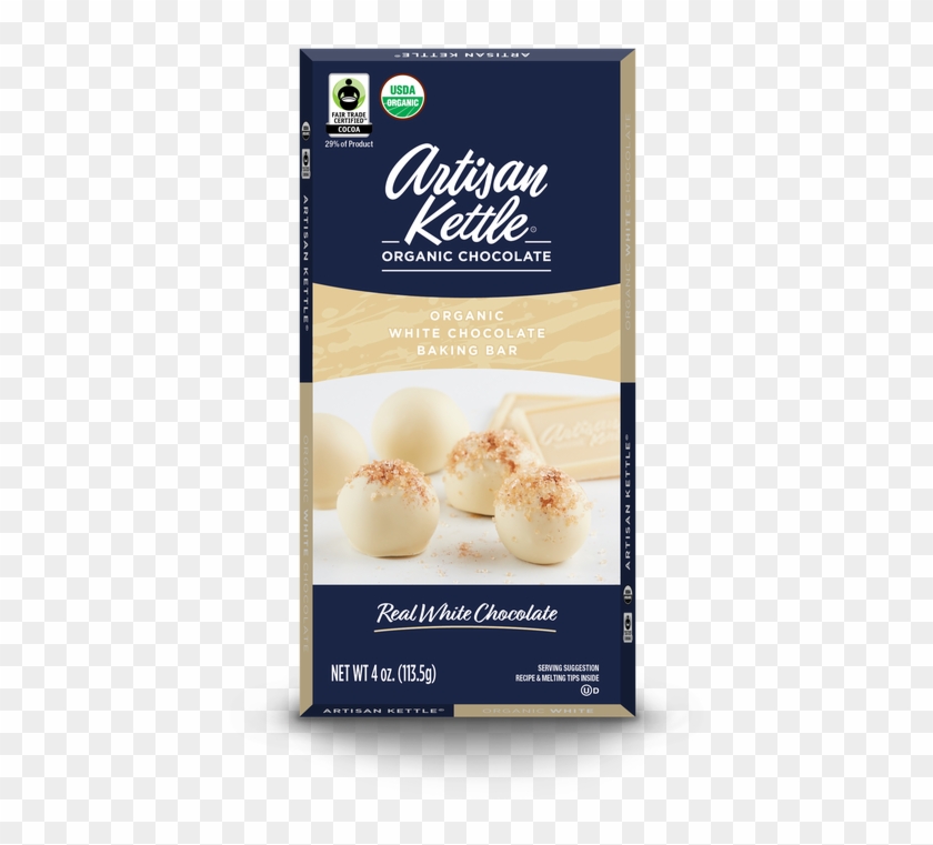 Artisan Kettle Organic 29% White Chocolate Baking Bar - Rasgulla Clipart