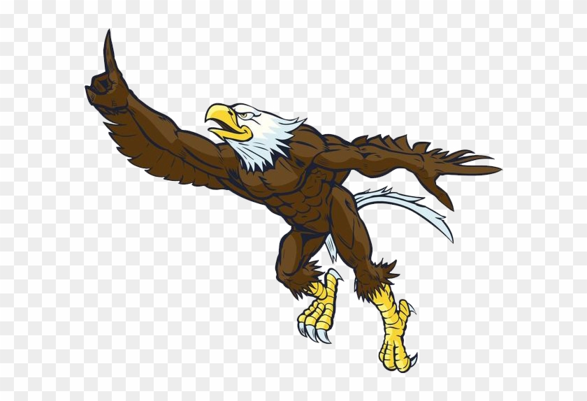 Eagle Claw Png - Muscular Eagle Logo Clipart #4774495