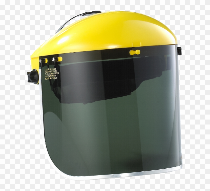 Blue Eagle Welding Polycarbonate Hard Hat Face Shield - Motorcycle Helmet Clipart #4775044