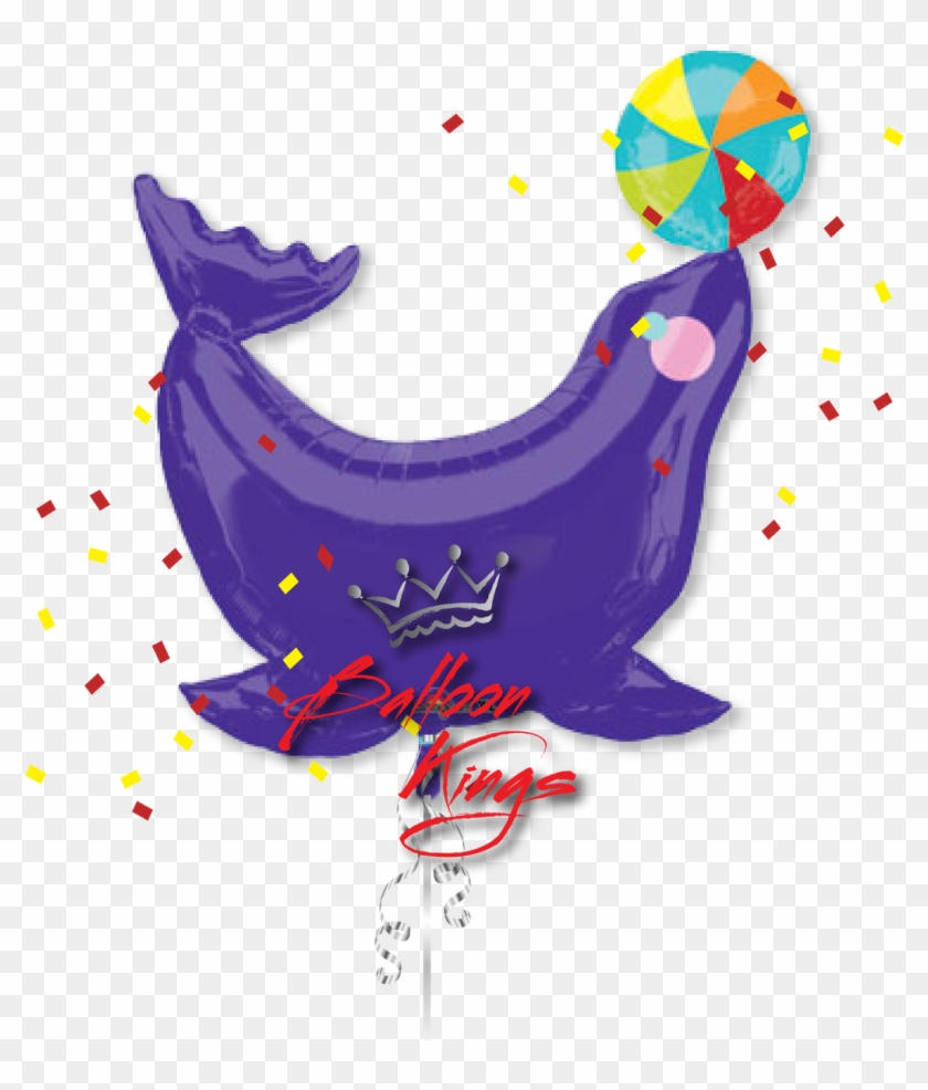 Circus Seal - Seal Balloon Clipart